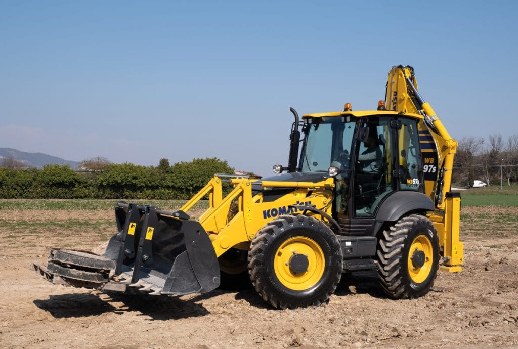 Komatsu WB97 Backhoe Loader