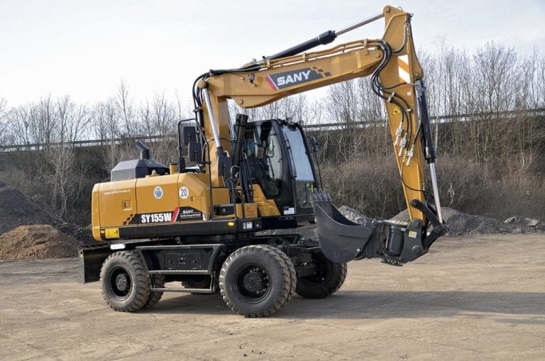 SANY SY155W Wheel Excavator